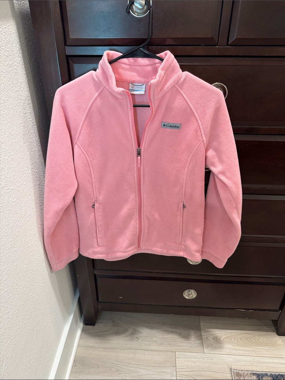Columbia Kids Light Pink Full-Zip Fleece Jacket